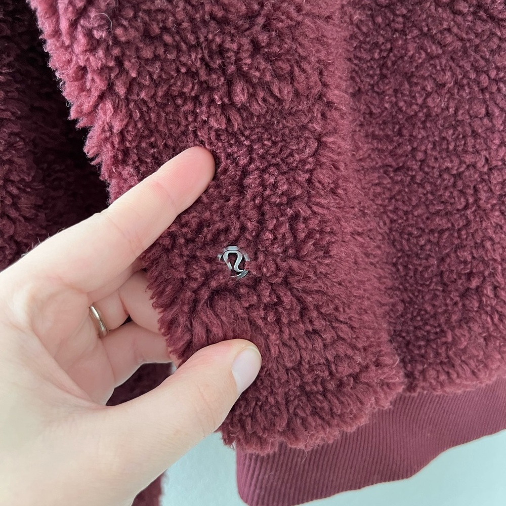 Lululemon Textured Fleece Half Zip Hoodie - Picture 8 of 9